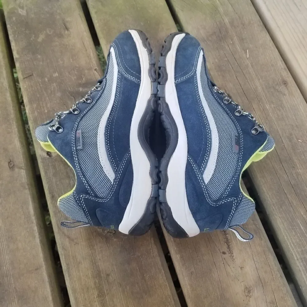 L.L.Bean Tek‎ 2.5 Waterproof Hiking Low Boot Shoes 11 Blue Green Gorpcore